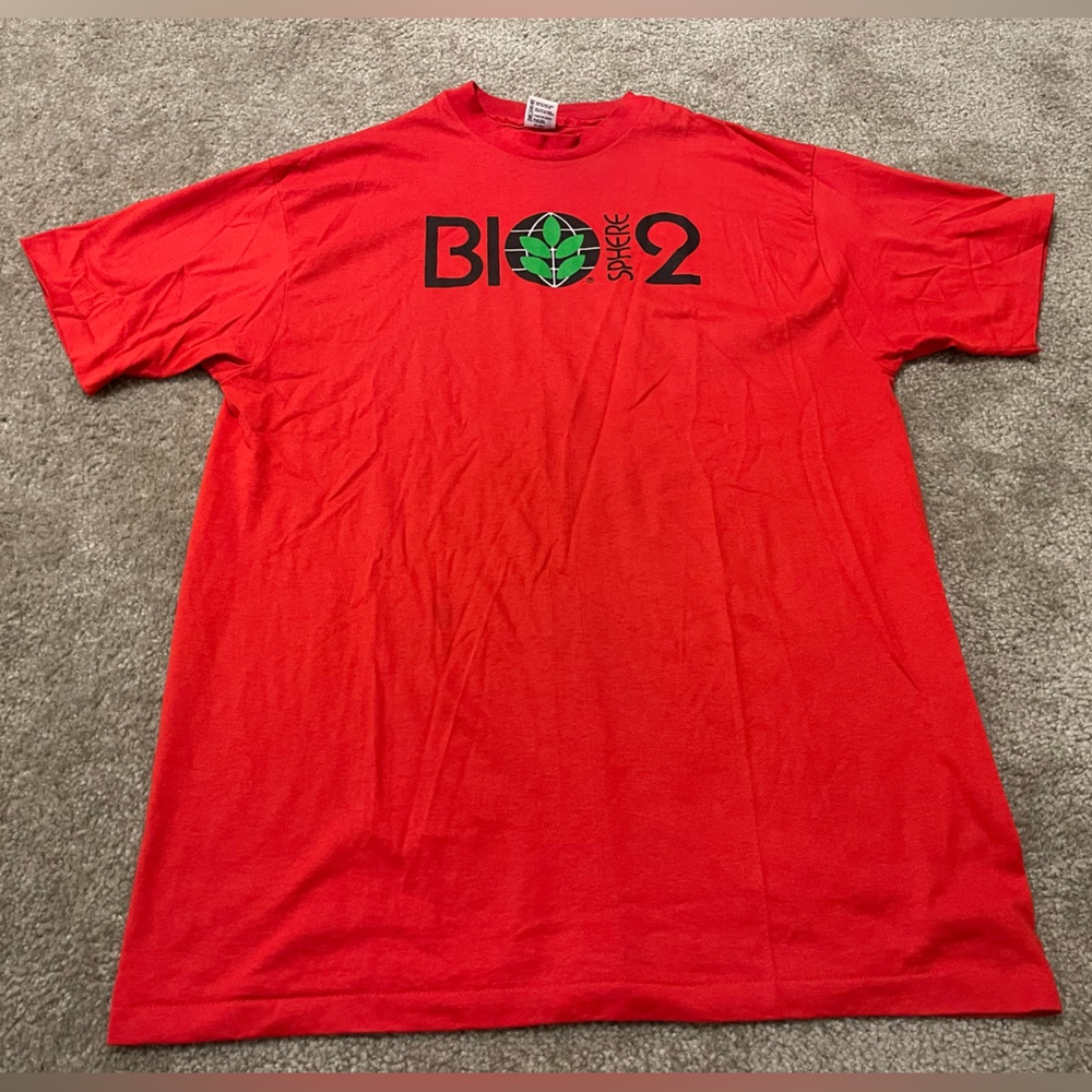 Anvil Red BIO2 Graphic Short Sleeve Tee